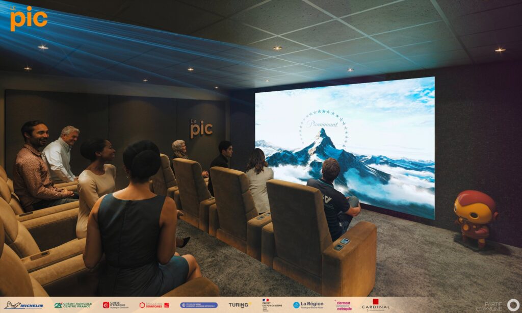 Salle de projection disponible au sein du plus grand espace de coworking de France