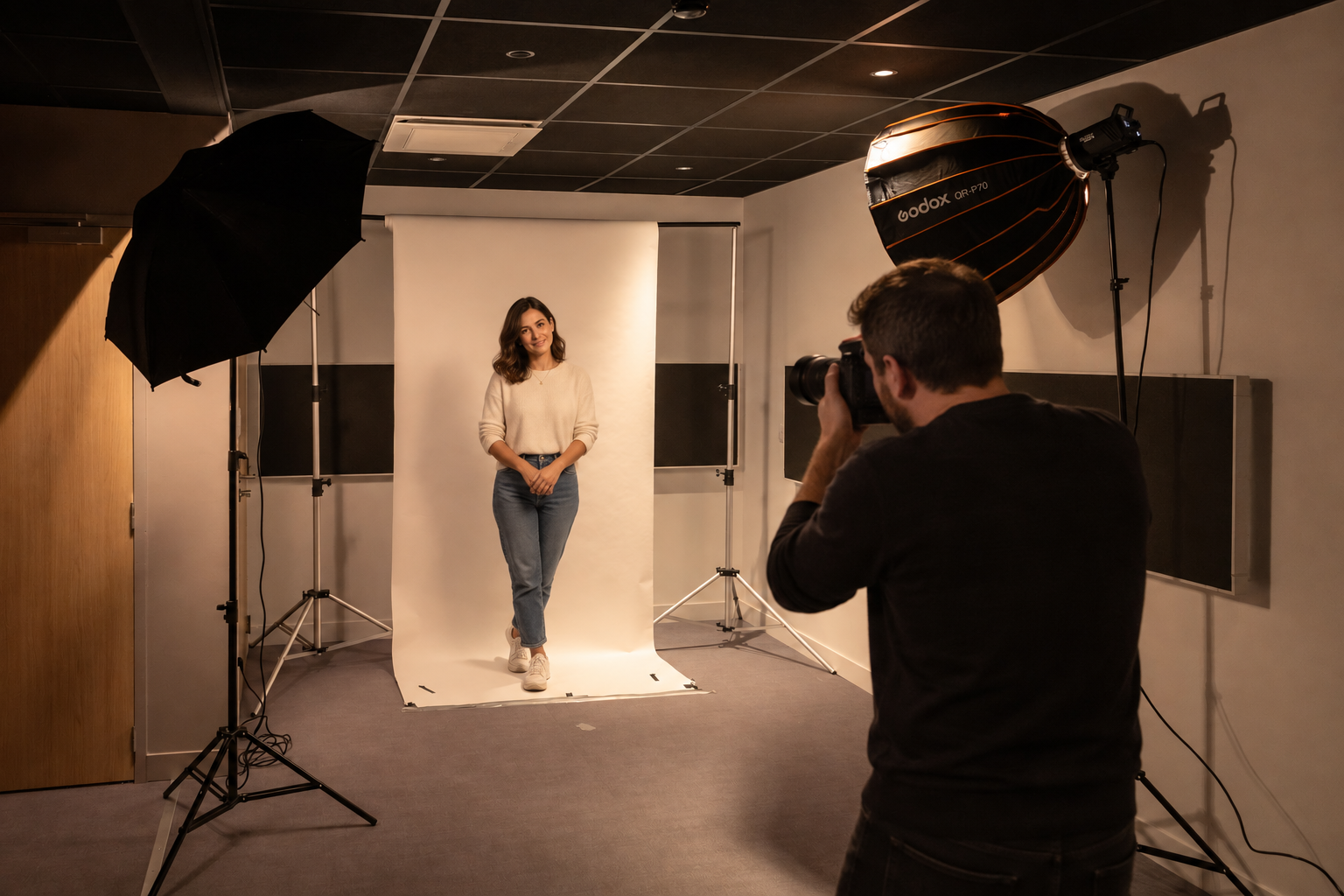 Séance photo dans le studio tout équipé du PIC à Clermont-Ferrand